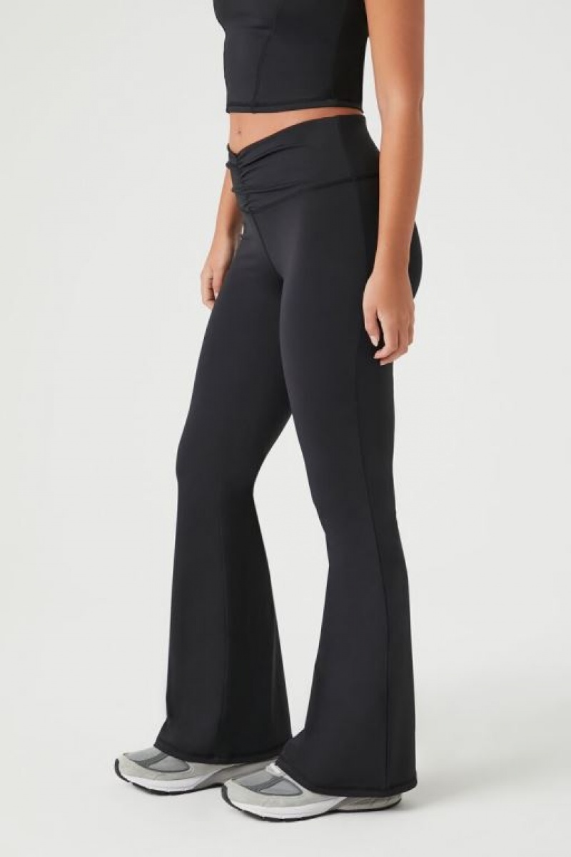 Leggins Forever 21 Seamless Flare Mujer Negras | KoxKQe6XqJU