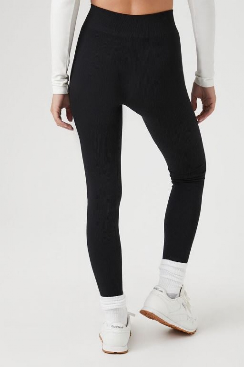 Leggins Forever 21 Seamless High Rise Mujer Negras | FjC0MWdL1ro