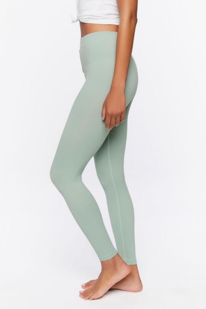 Leggins Forever 21 Seamless Mid Rise Mujer Azules Blancas | gtxAFU0Likp