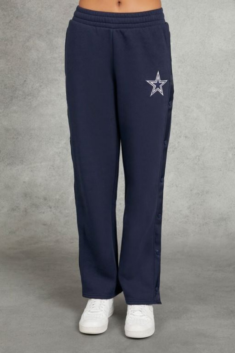 Pantalon Forever 21 Dallas Cowboys Tearaway Mujer Azul Marino Blancas | HRMF32rg5TZ