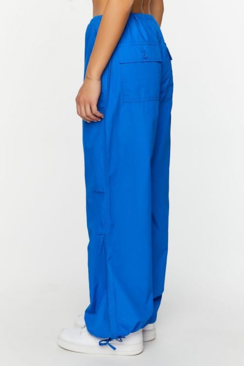 Pantalon Forever 21 Drawstring Low Rise Parachute Mujer Azules Oscuro | b0IFnYlQHRr