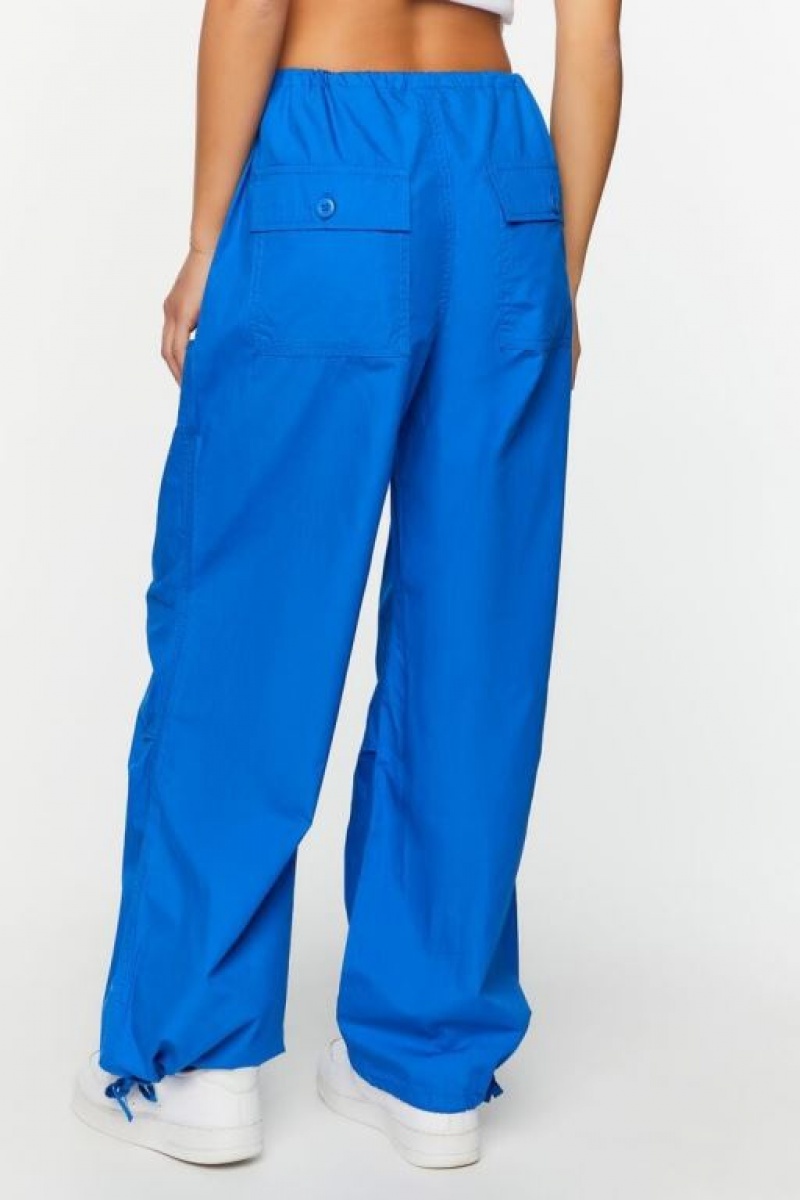 Pantalon Forever 21 Drawstring Low Rise Parachute Mujer Azules Oscuro | b0IFnYlQHRr