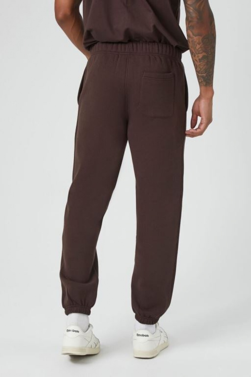 Pantalon Forever 21 Drawstring Pocket Joggers Hombre Cocoa | 8rfU2erQRDp