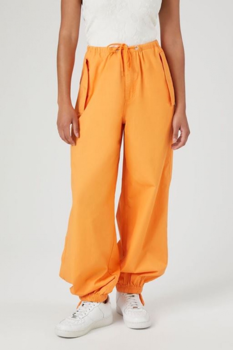 Pantalon Forever 21 Drawstring Wide Leg Joggers Mujer Mango | DHENXK2KEMd