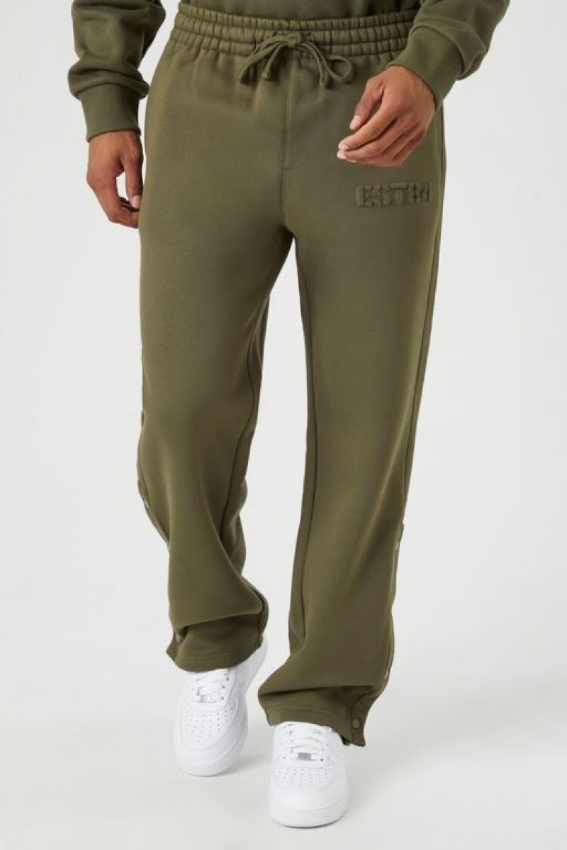 Pantalon Forever 21 Est Directo Leg Joggers Hombre Verde Oliva | y4dOWLGfXXs