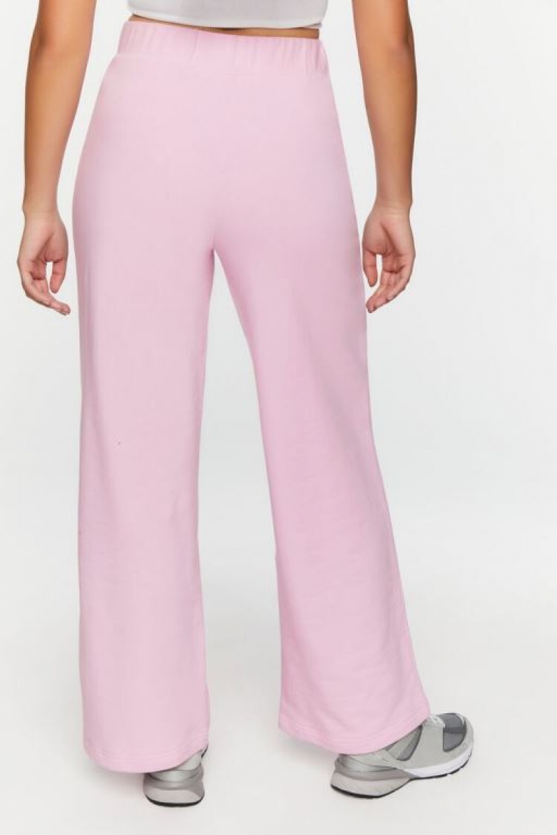 Pantalon Forever 21 French Terry Crossover Mujer Rosas | Zpiu1yw4j6w