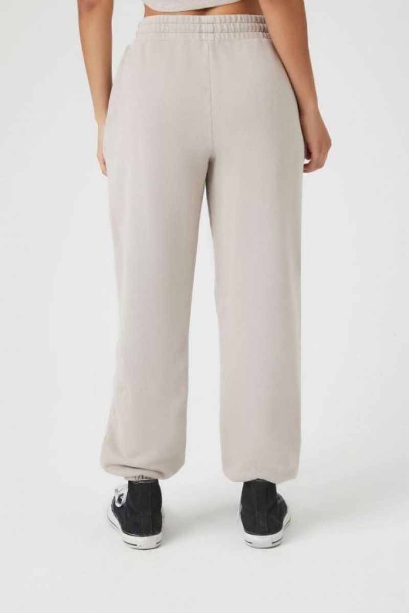 Pantalon Forever 21 French Terry Mineral Wash Sweatpants Mujer Goat | Pqv0lUBwJlF