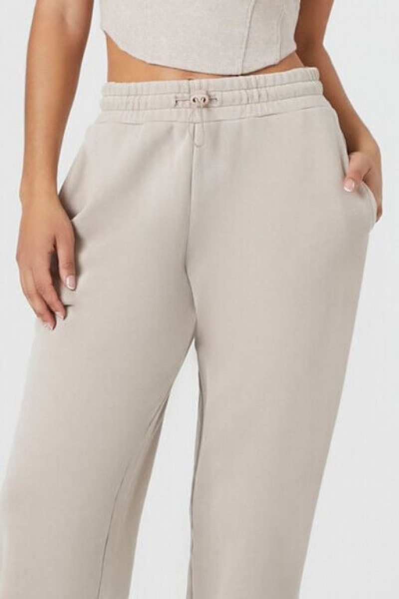 Pantalon Forever 21 French Terry Mineral Wash Sweatpants Mujer Goat | Pqv0lUBwJlF