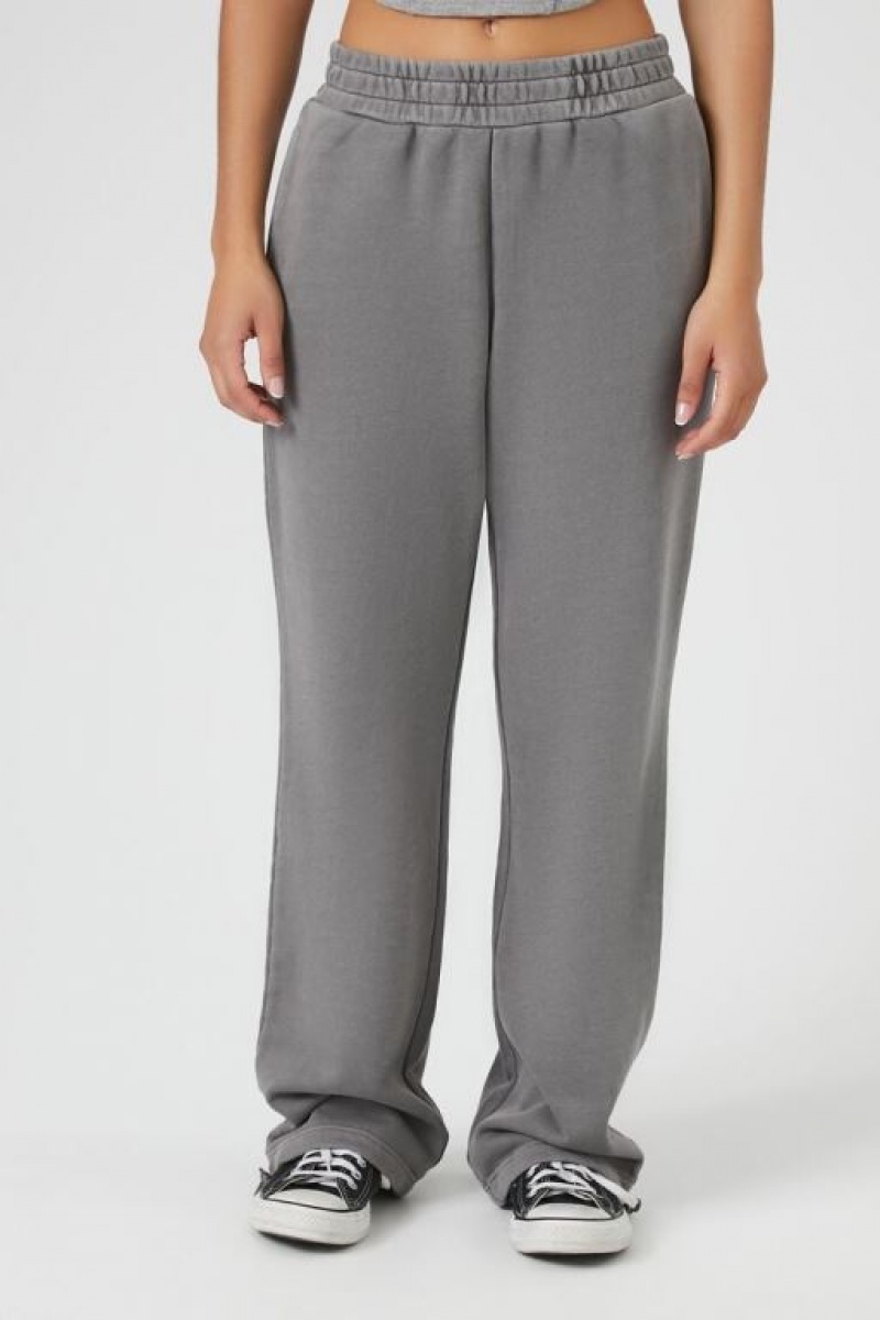 Pantalon Forever 21 French Terry Sweatpants Mujer Gris | dqz7stosrNc