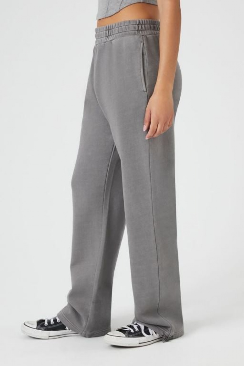 Pantalon Forever 21 French Terry Sweatpants Mujer Gris | dqz7stosrNc