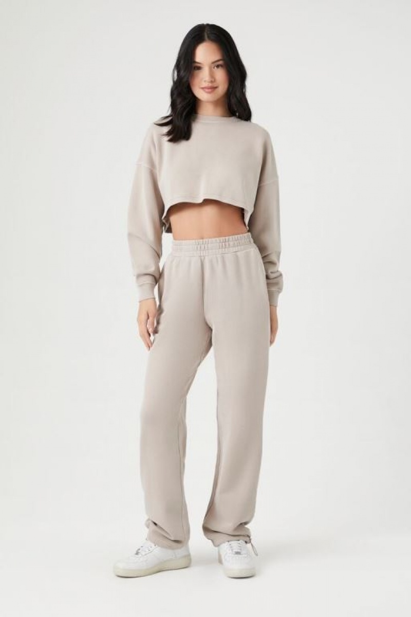 Pantalon Forever 21 French Terry Sweatpants Mujer Goat | nwLCzioI3Oy