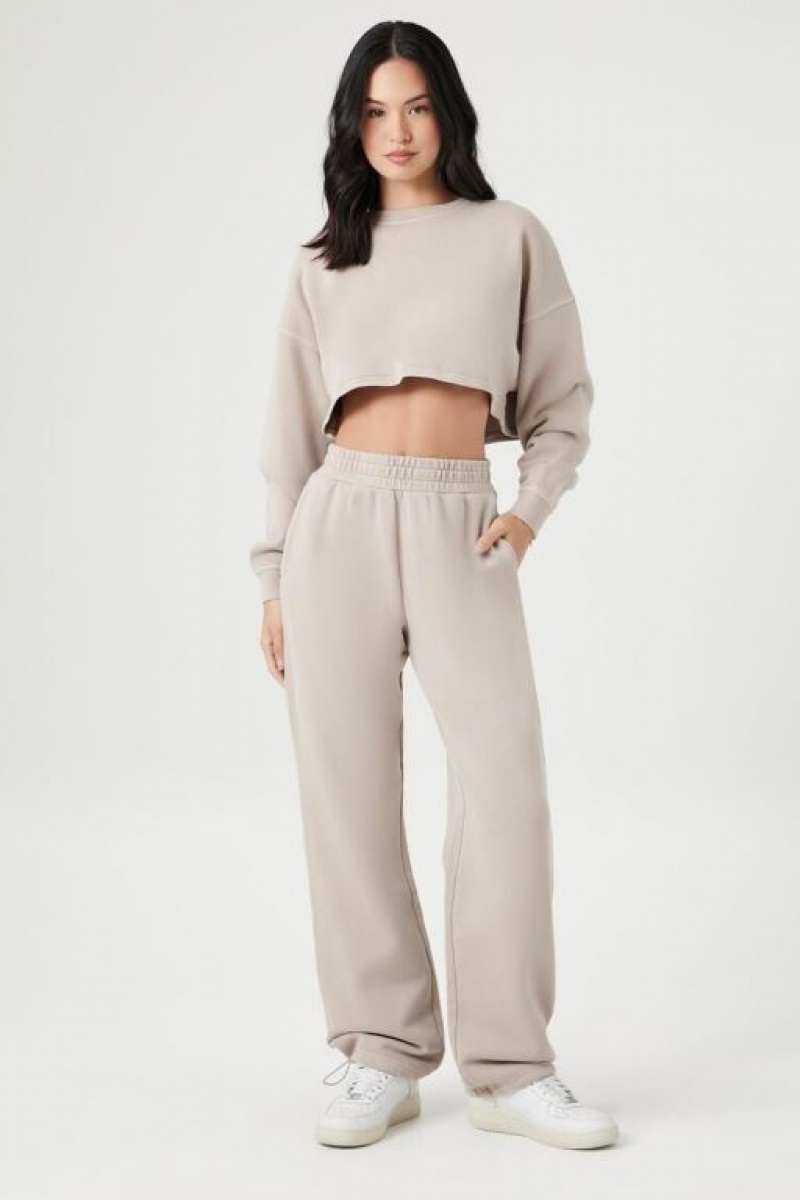 Pantalon Forever 21 French Terry Sweatpants Mujer Goat | nwLCzioI3Oy