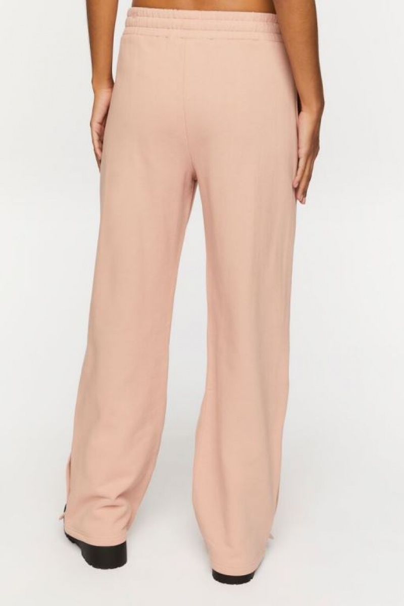 Pantalon Forever 21 French Terry Tearaway Mujer Rosas | NcpOOkhIfzQ