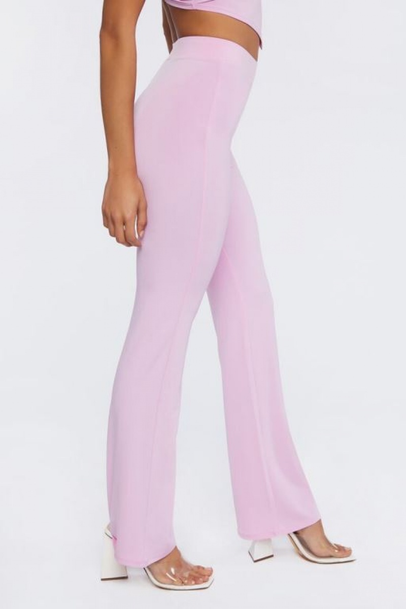 Pantalon Forever 21 Jersey Knit High Rise Mujer Wisteria | 7gLFmW4bn70