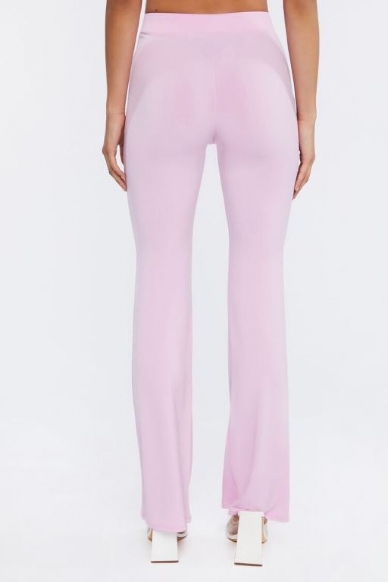 Pantalon Forever 21 Jersey Knit High Rise Mujer Wisteria | 7gLFmW4bn70