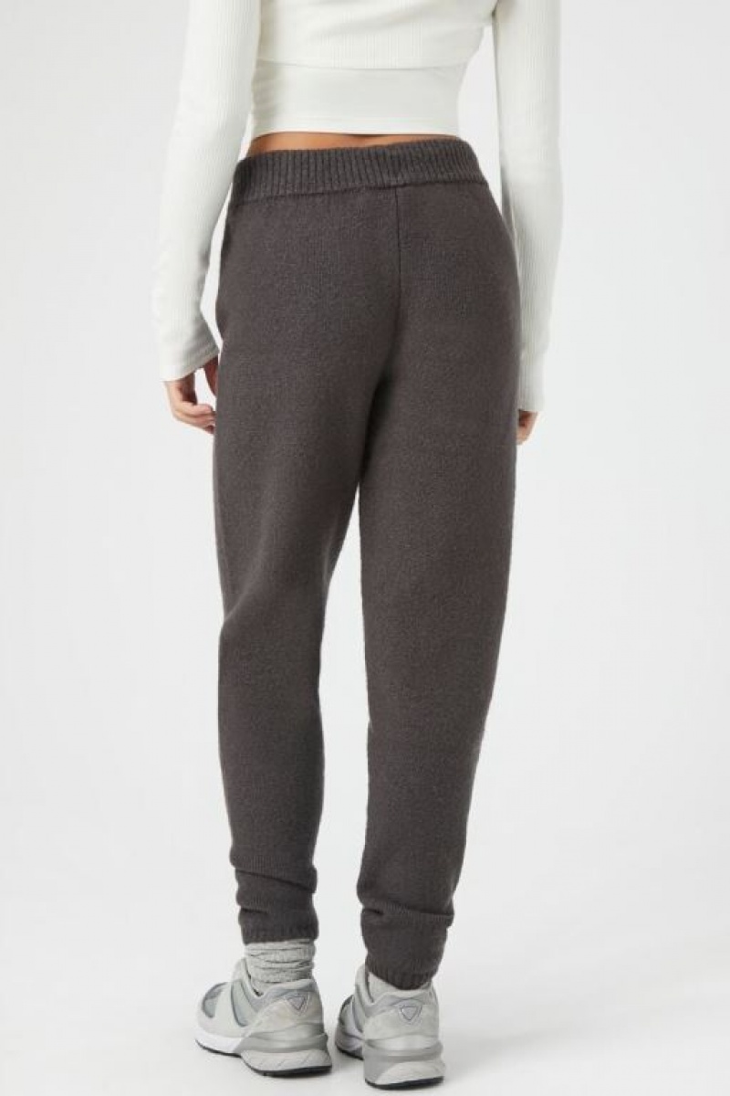 Pantalon Forever 21 Knit Drawstring Joggers Mujer Gris | TPTWR5cF6f9