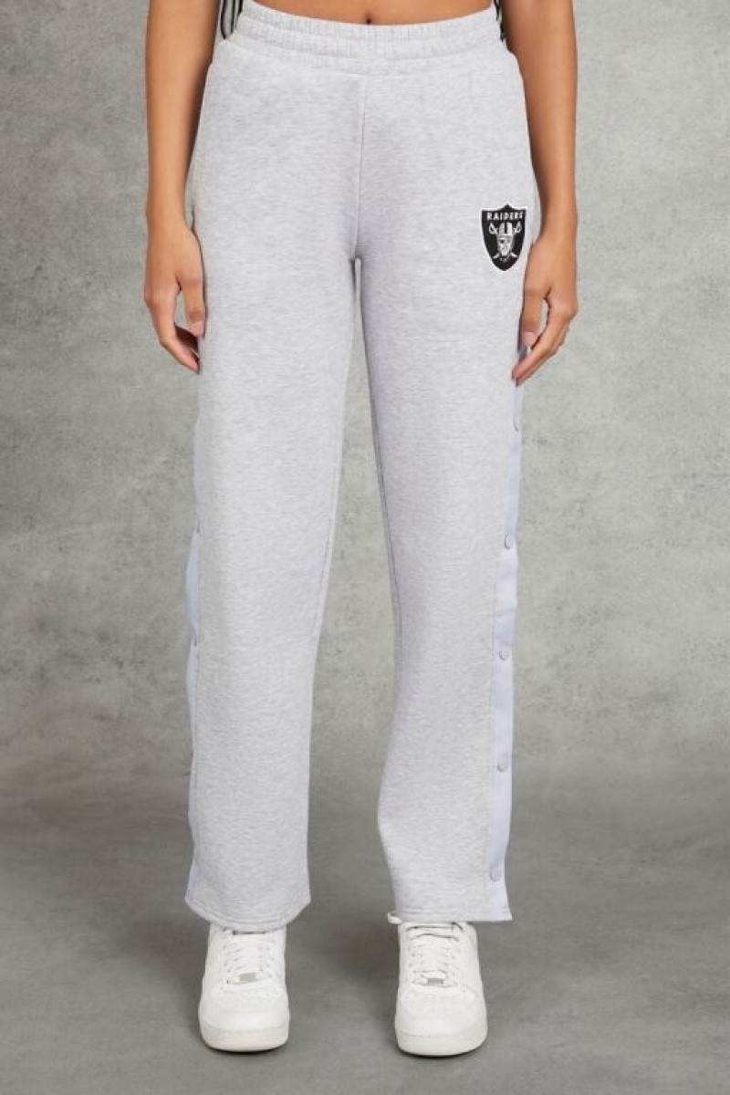 Pantalon Forever 21 Las Vegas Raiders Tearaway Mujer Gris Negras | MY9XmldT8Ay