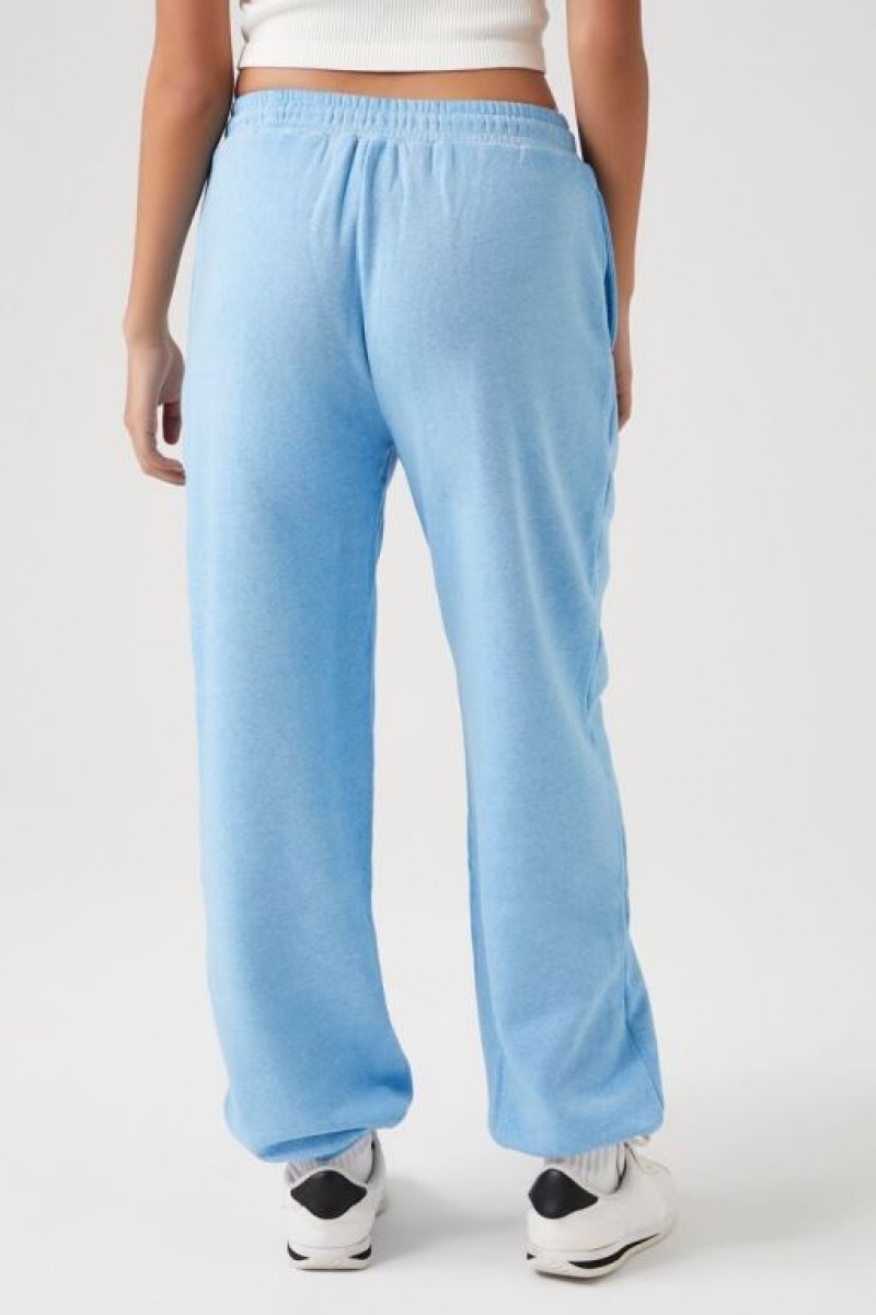 Pantalon Forever 21 Mineral Wash Drawstring Joggers Mujer Azules | 4n2ljLMtkRG