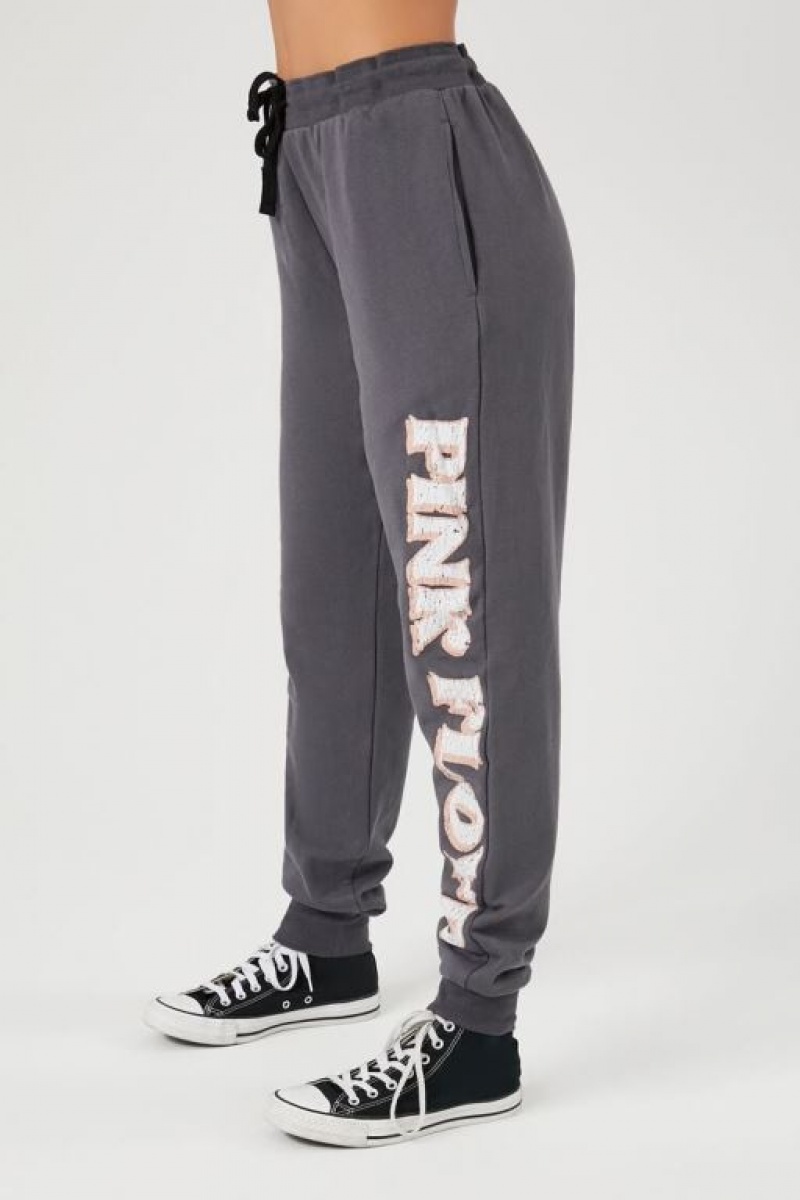 Pantalon Forever 21 Pink Floyd Estampadas Joggers Mujer Gris Multicolor | wJOlNVWW1OE