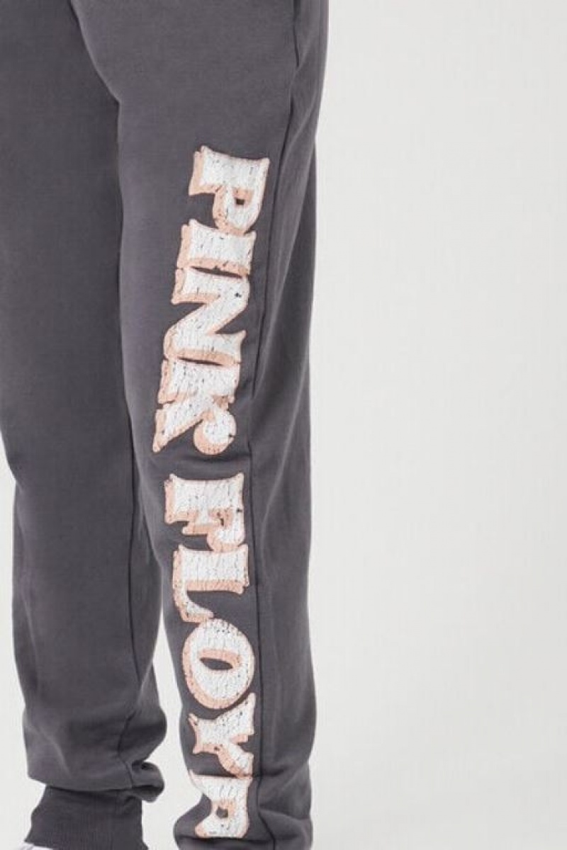 Pantalon Forever 21 Pink Floyd Estampadas Joggers Mujer Gris Multicolor | wJOlNVWW1OE