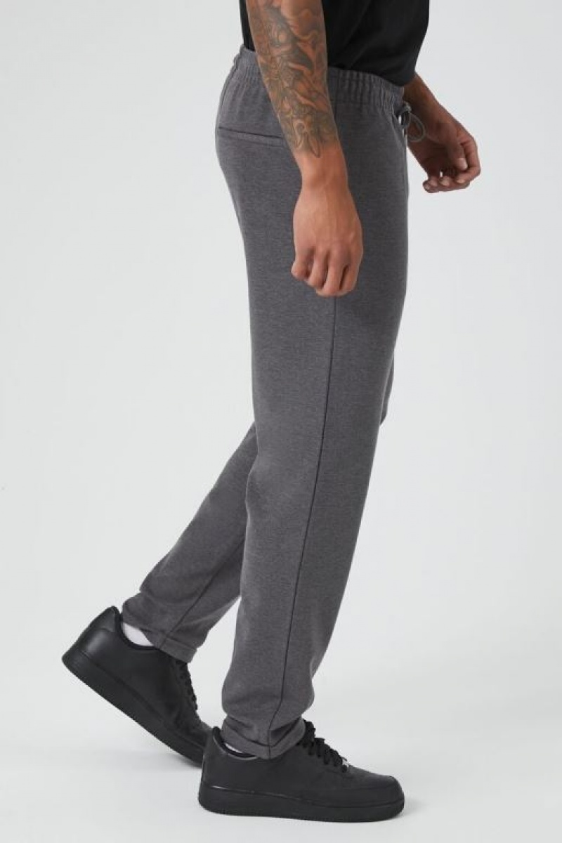 Pantalon Forever 21 Slim Fit Drawstring Joggers Hombre Gris | WRTfZJy56eY