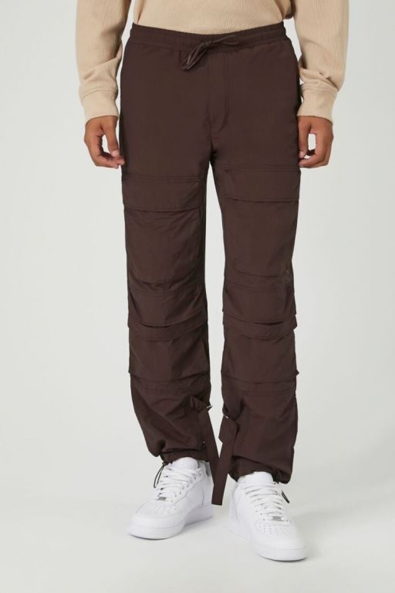 Pantalon Forever 21 Toggle Drawstring Cargo Joggers Hombre Cocoa | umyGm41LOKH