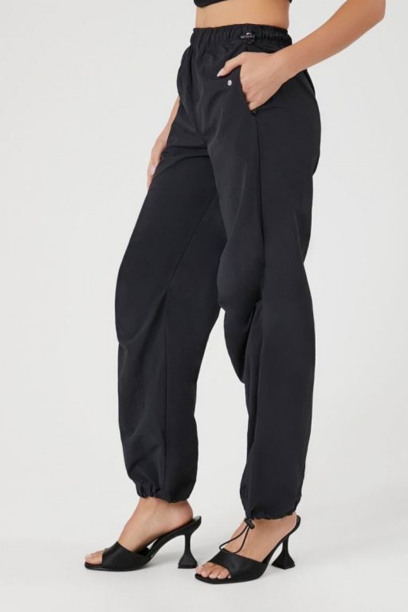 Pantalon Forever 21 Toggle Drawstring Joggers Mujer Negras | BheySE9jCve