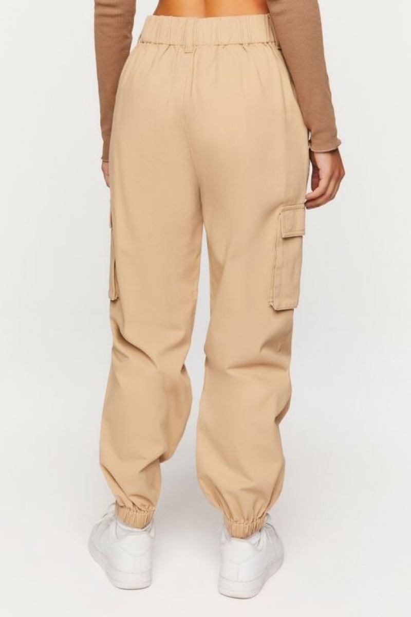 Pantalon Forever 21 Twill Cargo Joggers Mujer Verde Oscuro | ZD8xBEmXiFo