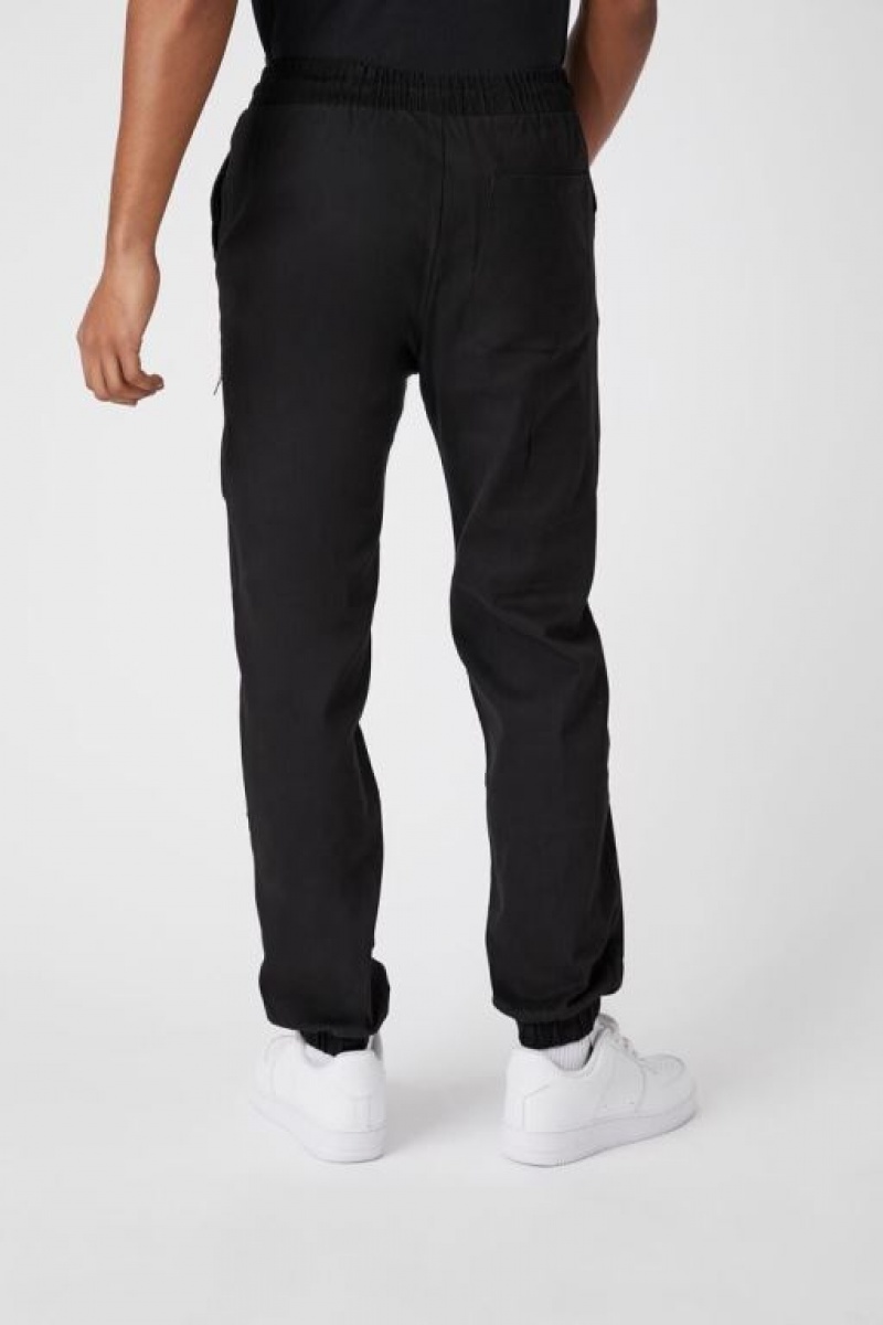 Pantalon Forever 21 Twill D Pocket Cargo Joggers Hombre Negras | tcfAMFUFdZC