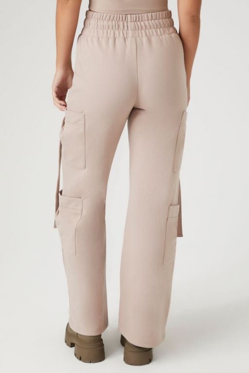 Pantalon Forever 21 Utility Cargo Drawstring Mujer Goat | ydi1NBshvLx