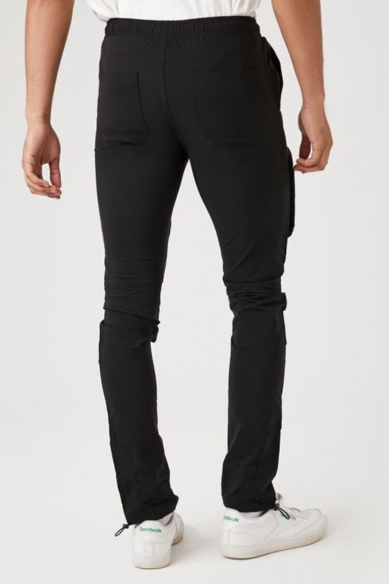 Pantalon Forever 21 Utility Cargo Joggers Hombre Negras | GjuwyyhW5yE