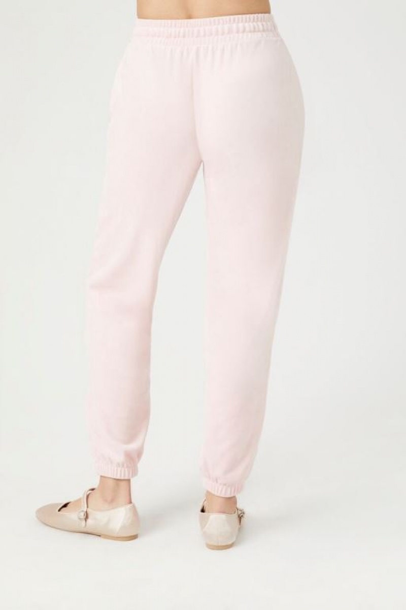 Pantalon Forever 21 Velour Drawstring Joggers Mujer Princess | GEmQWRNLgFF