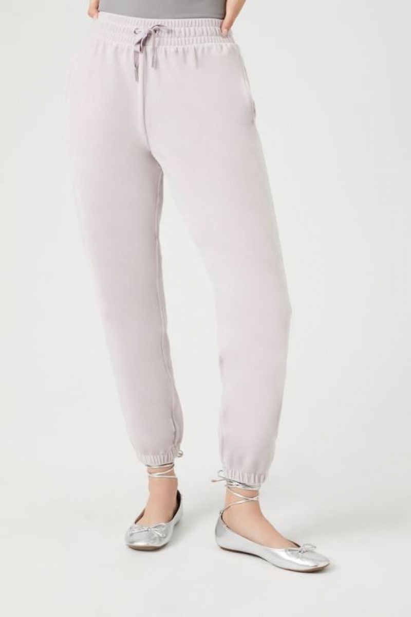 Pantalon Forever 21 Velour Drawstring Joggers Mujer Wisteria | FSdGNTIT6UL