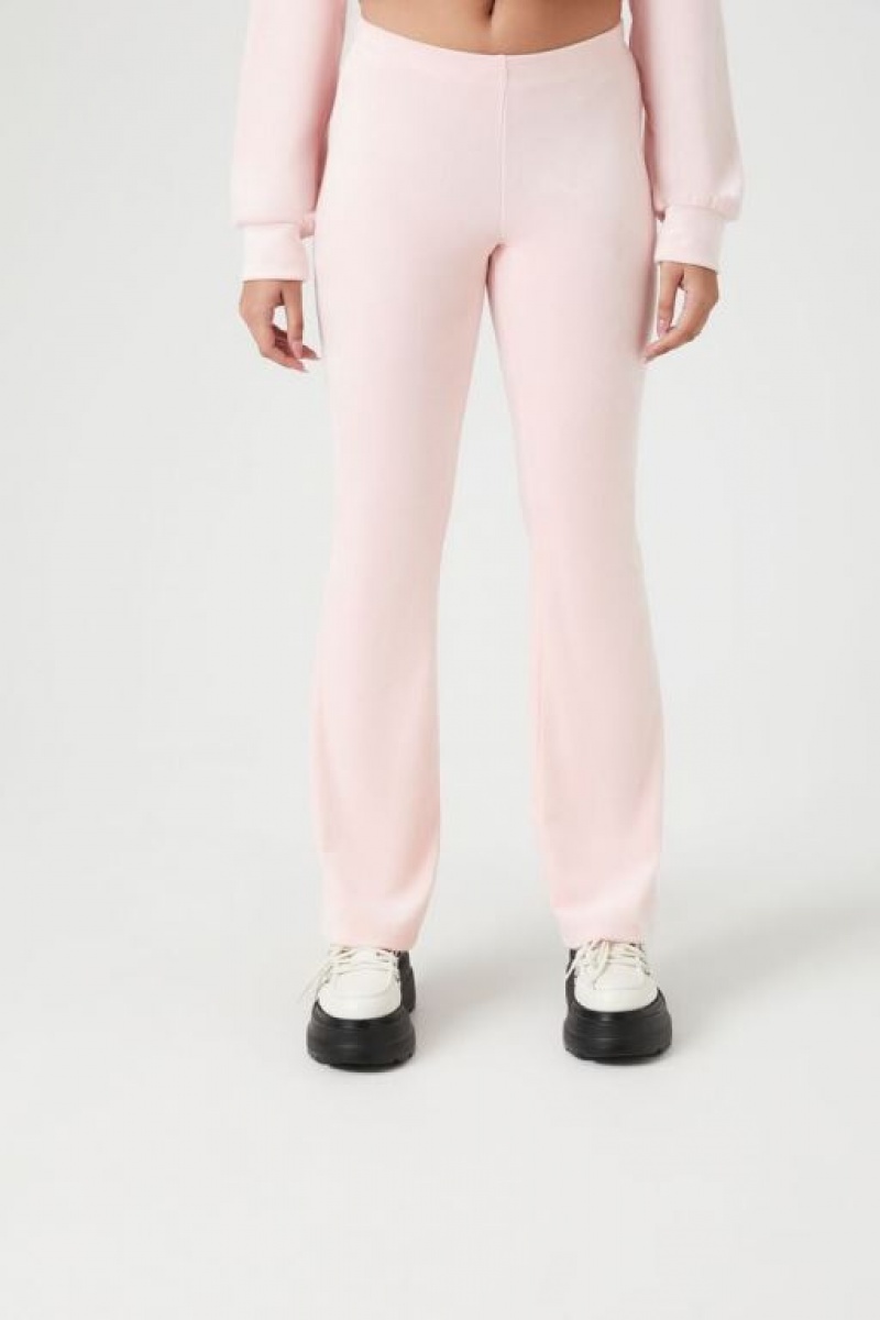 Pantalon Forever 21 Velour Flare Mujer Princess | ixjgqipto2r