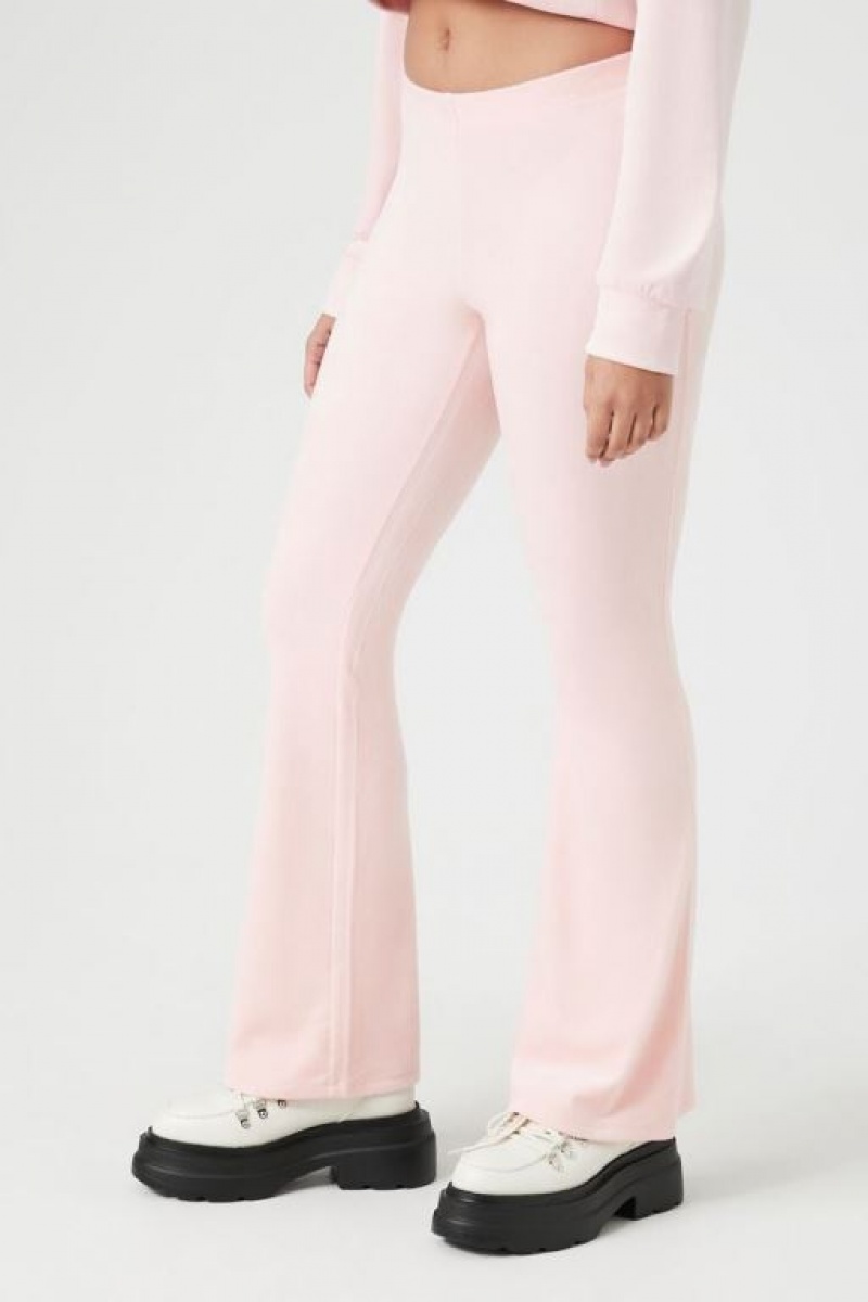 Pantalon Forever 21 Velour Flare Mujer Princess | ixjgqipto2r