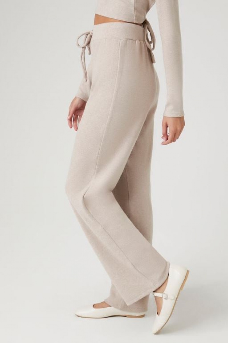 Pantalon Forever 21 Wide Leg Drawstring Mujer Goat | zdiXLbfuJR3