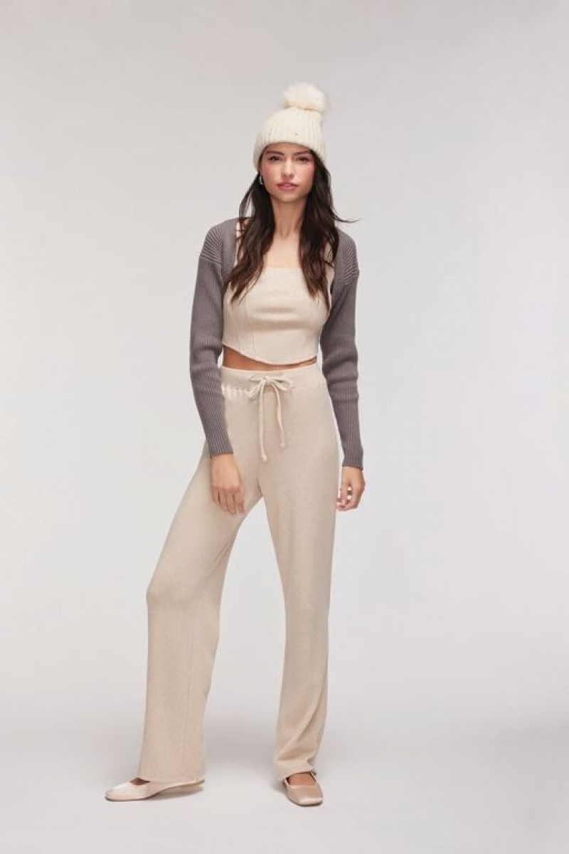 Pantalon Forever 21 Wide Leg Drawstring Mujer Goat | zdiXLbfuJR3