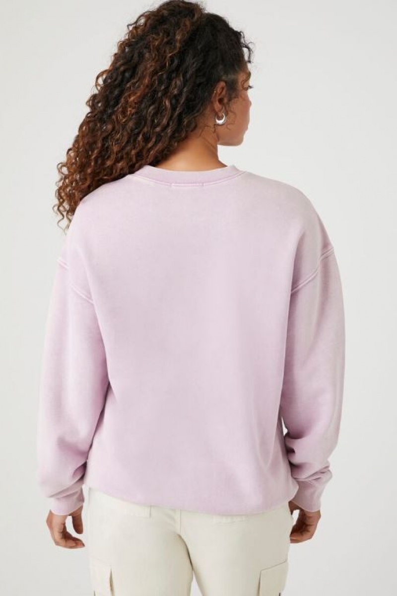 Pullover Forever 21 Legend Estampadas Mujer Moradas Multicolor | FUKGBr0HcET