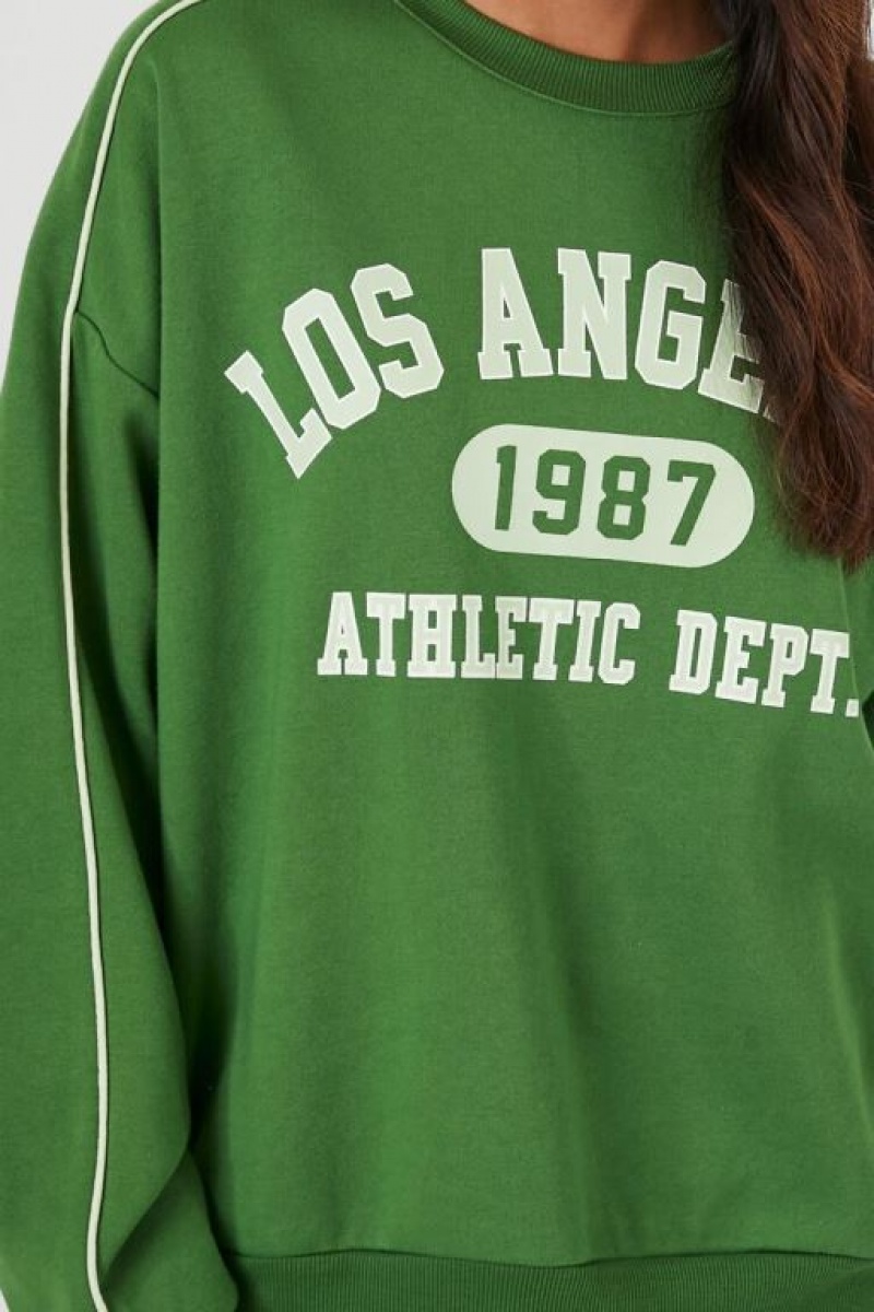 Pullover Forever 21 Los Angeles Estampadas Athletic Mujer Multicolor | 8of3rwjEmb2