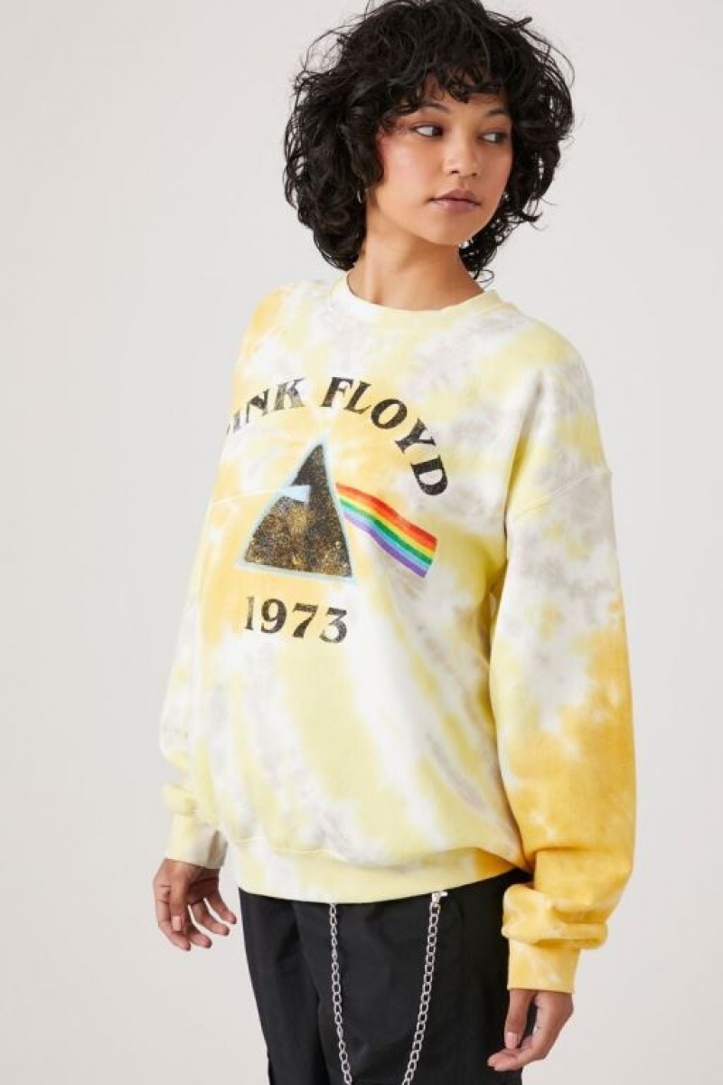 Pullover Forever 21 Pink Floyd Estampadas Mujer Rosas Multicolor | 3sCx7oCdfJD