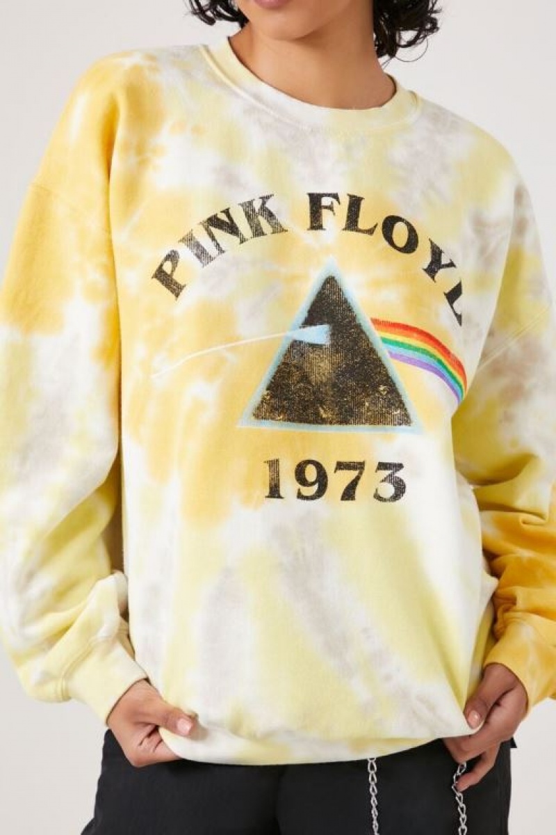 Pullover Forever 21 Pink Floyd Estampadas Mujer Rosas Multicolor | 3sCx7oCdfJD