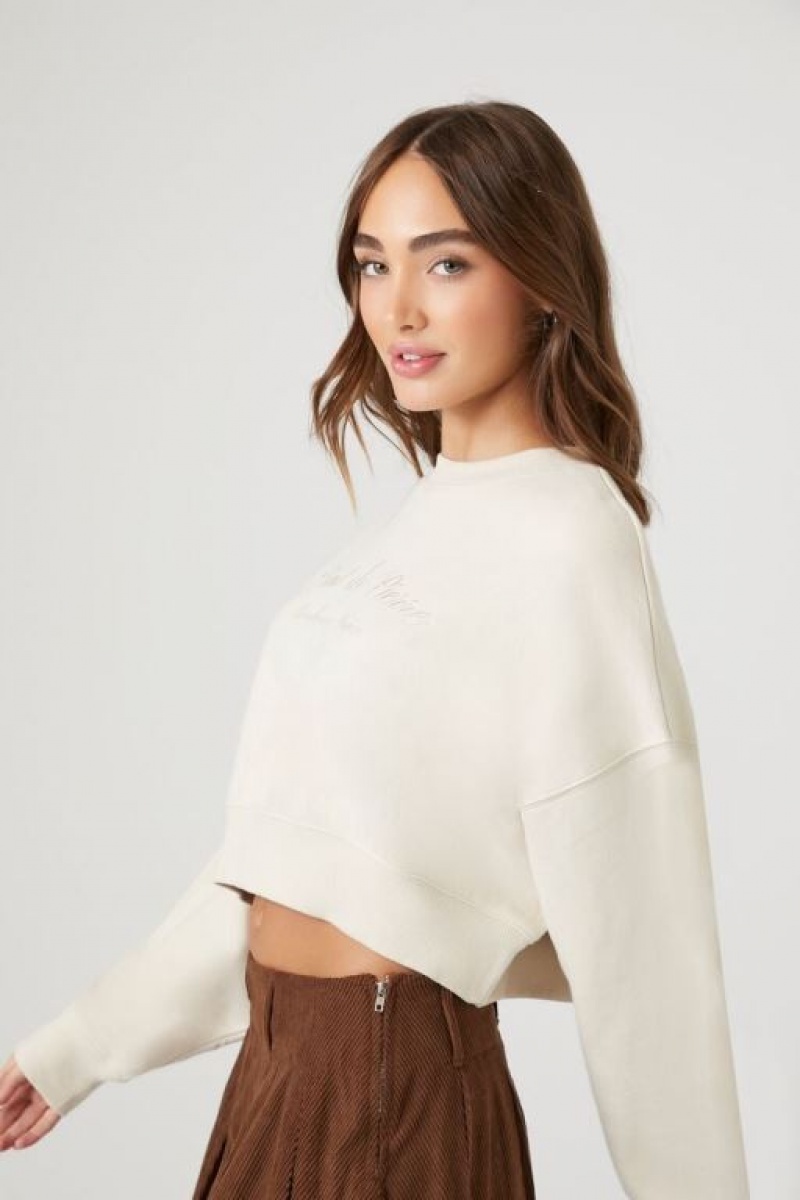 Pullover Forever 21 Pont De Pierre Estampadas Mujer Beige Multicolor | kIgksaSXqIw