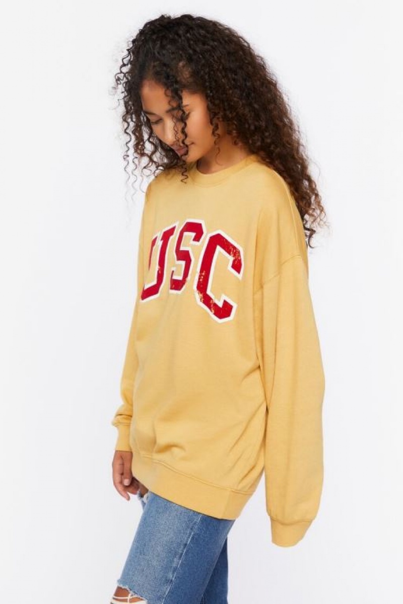 Pullover Forever 21 Usc Estampadas Mujer Amarillo Multicolor | rDjLbPNDUYo