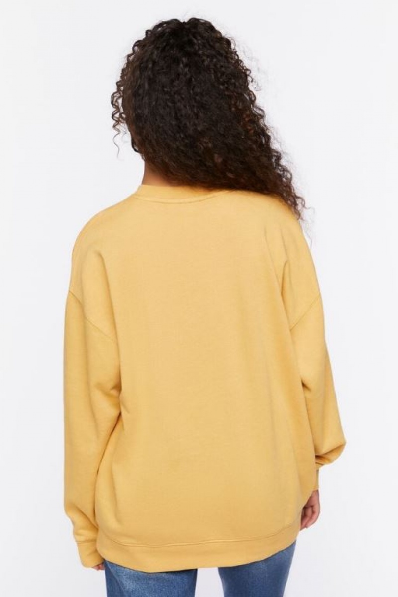 Pullover Forever 21 Usc Estampadas Mujer Amarillo Multicolor | rDjLbPNDUYo