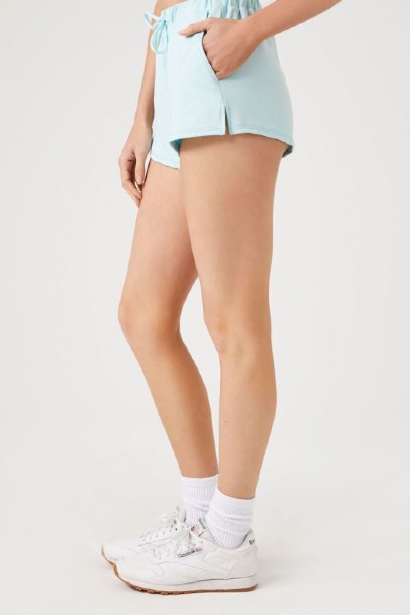 Short Forever 21 Active Drawstring Mujer Azules | mMpwGp8VRve