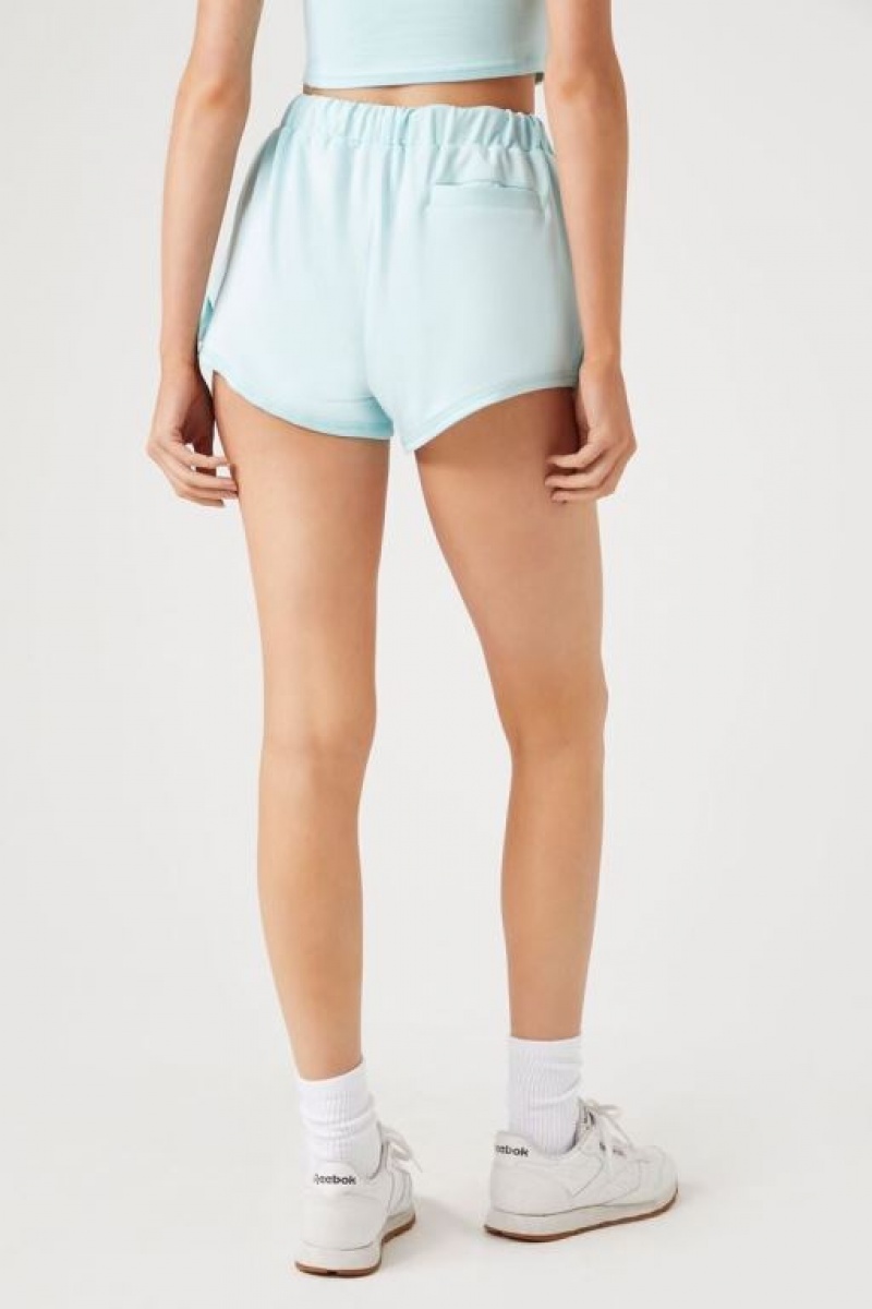 Short Forever 21 Active Drawstring Mujer Azules | mMpwGp8VRve