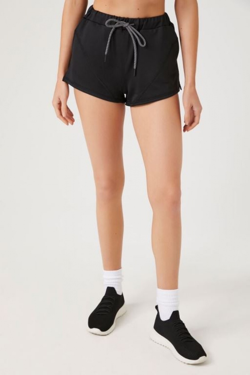 Short Forever 21 Active Drawstring Mujer Negras | wCxuHW4GQZC