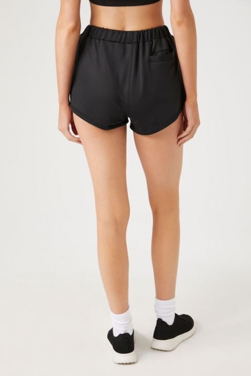 Short Forever 21 Active Drawstring Mujer Negras | wCxuHW4GQZC