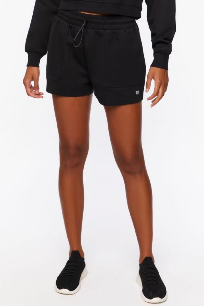 Short Forever 21 Active Toggle Drawstring Mujer Negras | DwqFHqrDPPv