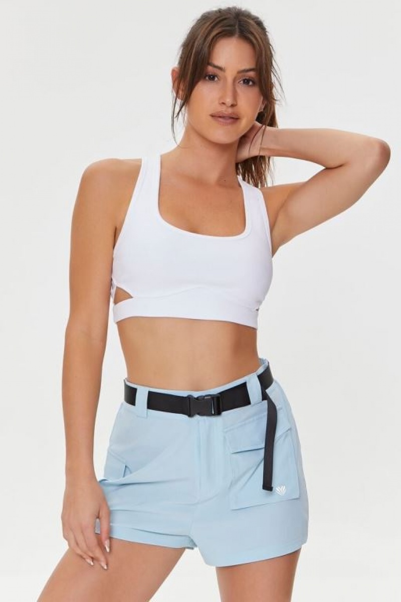 Short Forever 21 Active Utility Mujer Azules Claro | zteDdYFcmm3